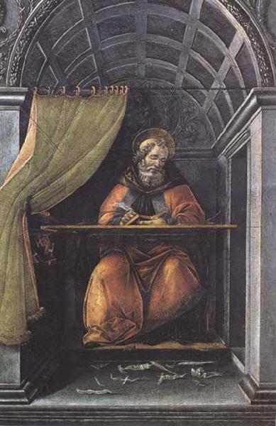 Sandro Botticelli St Augustine in his Study